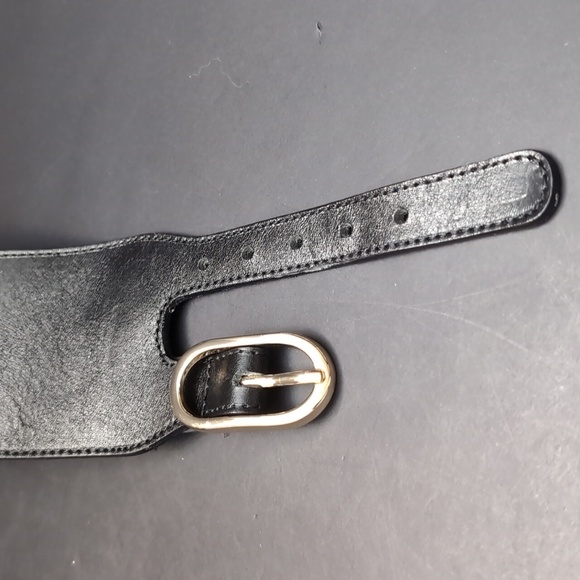 Zara Black Belt with Gold Buckles - Picture 6 of 11